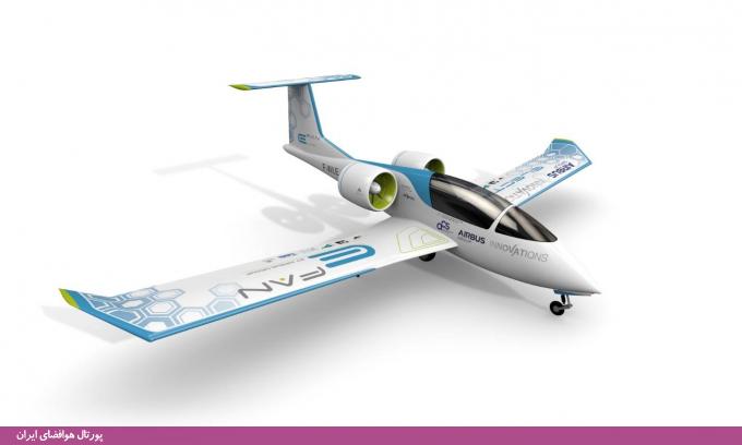 هواپیمای الکتریکی E-Fan شرکت ایرباس